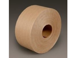 3M™ Water Activated Paper Tape 6146, Natural, Medium Duty Reinforced, 6 in x 4500 ft, Pallet Pack