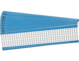 Alphabetical Vinyl Cloth Upper Case Wire Marking Cards, Z 900 Total