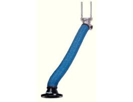 TELESCOPIC ARM W/ALUMINUM HOOD.