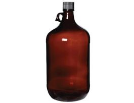 Glass Jug, Level 1, Amber, 2.5 L; 6/Cs