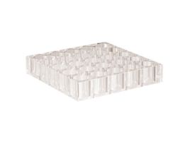 Vial Rack, Acrylic; holds 25 vials up to 24mm Diameter
