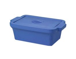 EVA-Foam Ice Pan with Lid, Blue, 4 L; 1/Each
