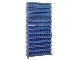 12IN X 36IN X 75IN 144 BLUE BINS 4INBIN