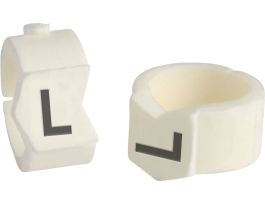 ClipSleeve Wire Markers Size 36 Nylon 4 AWG - 2 AWG, L Pack of 50 Pieces