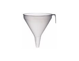 Large industrial-size polypropylene funnel, 2 L
