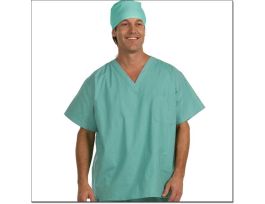 SHIRT SCRUB UNSX REVRSBL 100% CTN JADE L