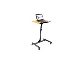 Mobile Laptop Cart, 36.25" To 45" High 23.25 in W x 36.25 in to 45 in H x 19.75 in D