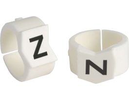 ClipSleeve Wire Markers Size 45 Nylon 0 AWG - 0 AWG, Z Pack of 50 Pieces