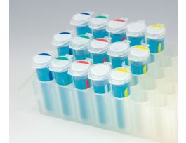 CODED TAGS WHITE 1.28" X .5" & 3/8" SPOT