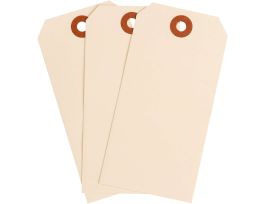 Blank Manila Tags, 4.75" H x 2.375" W, Cardstock 1000PK