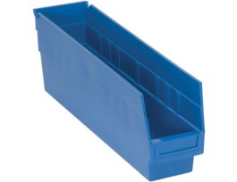 17 7/8INX 4 1/8INX 4IN SHELF-BIN BLUE