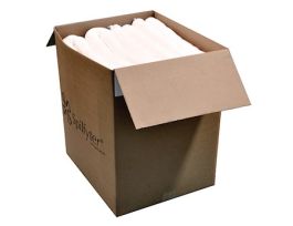 Cellulose White Sock, 3" x 4', 40/Case