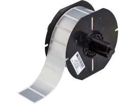 B33 Metallized Polyester with 2 mil Adhesive Lbls 0.75in H x 1.5in W SL 1500/RL