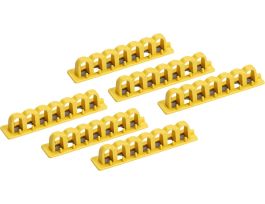 EZ Paneloc™ 4" Lock Rail w/7 Loops, 6/Pack