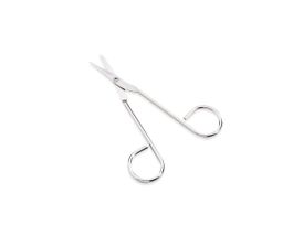 SCISSORS REFILL WIRE HANDLE NICKEL 4.5IN