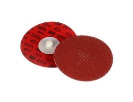 3M™ Cubitron™ II Roloc™ Durable Edge Disc 947A, 40+, X-weight, TR, Maroon, 3 in, Die R300V, 50/Carton, 200 ea/Case