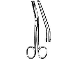 NEW S SUTURE SCIS 5 1/2 ANG/FL