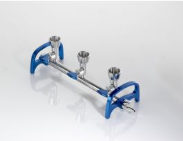 MANIFOLD BASE 3-PLACE PVC 316L SS 47MM