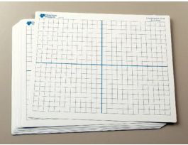 MAT DOUBLE-SIDE DRYERASE X-Y AXIS PK/10