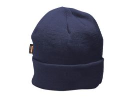 CAP HI-VIS INSULATED KNIT ACRYLIC NV BL