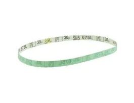 3M™ Diamond Microfinishing Film Belt 675L, 30 Mic 5MIL, Green, 4 in x 98-1/2 in