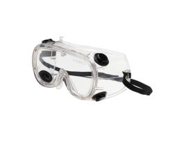 Basic-IV Goggle, Clr Lens, Clr PVC Frm, Elastic Strap, AF/AS Lens