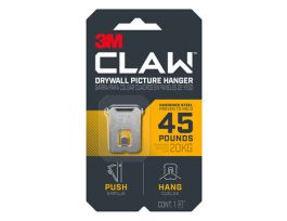 3M CLAW™ Drywall Picture Hanger 45 lb 3PH45-1EF, 1 hanger