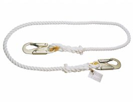 6' rope lanyard with two locking snap hooks