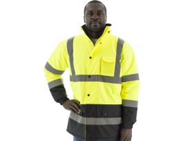 PARKA LINED HI VIS YELLOW CLASS 3 L