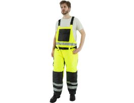 INSULATED BIB HV YLW/BLKBTM CLASS E M