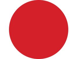 Color-Coded Dots 3 in Dia Red 500/RL