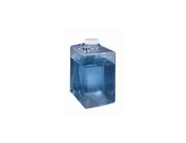 rectangular polycarbonate carboy with handle, 20 L
