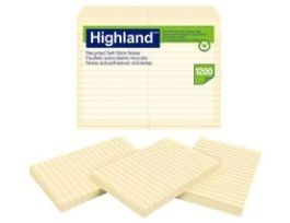 Highland™ Notes 6559, 3 in x 5 in (7.62 cm x 12.7 cm)