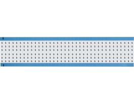 Alphabetical Vinyl Cloth Upper Case Scored Wire Marking Cards, S 1800 Total