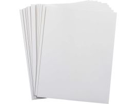 LaserTab Polyester Lbls 11 in H x 8.5 in W White 25/PK