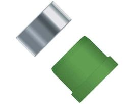 Super Flangeless Ferrule, Green PCTFE/SS Ring, 1.8 mm OD Tubing, 1/4-28 or M6 Flat Bottom; 10/PK