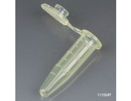 MICROCENTRIFUGE TUBE CAP PP YELLOW 0.5ML