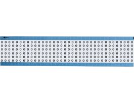 Numerical Wire Markers Permanent Adhesive Vinyl 0.75 in H Legend: 0, 1800 Total