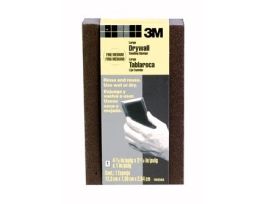 3M™ Drywall Sanding Sponge 9095DC-NA, Dual Grit Block, 2 7/8 in x 4 7/8 in x 1 in, Fine/Medium, 1/pk, 24 ea/cs