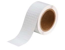 Electrostatic Dissipative Polyester Labels 0.25in H x 0.25in W WT 20000/RL