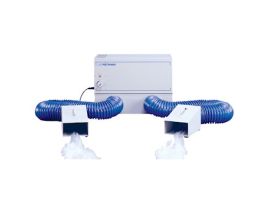 Portable Fume Extractor, Double Hose; 115 VAC