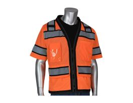 Type R Class 3 Cont. HD Tech Vest, D-Ring, Mic Tabs Two Tone Tape