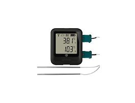 Dual-Channel Thermocouple Probe Temperature Data Logger