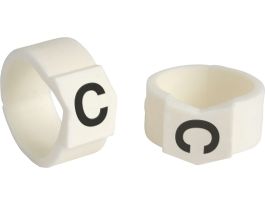 ClipSleeve Wire Markers Size 61 Nylon 0 AWG - 0 AWG, C Pack of 50 Pieces