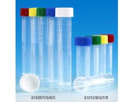 10ML SAMPLE TUBE W/RED SCREW CAP