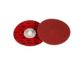 3M™ Cubitron™ II Roloc™ Durable Edge Disc 947A, 80+, X-weight, TR, Maroon, 3 in, Die R300V, 50/Carton, 200 ea/Case