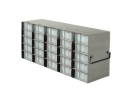 Upright Freezer Rack for 96 Deep-Well Microtiter Plates or 1 3/4" Max H Boxes, 5 x 5 Array