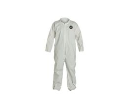 ProShield® 60 Coverall, Collar, Open Wrists and Ankles, Serged Seams, 25/CS, White