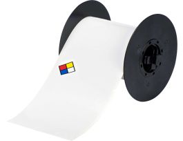 All Weather Permanent Adhesive Vinyl Labels Pre-printed Right-To-Know NFPA Diamond for B30 Printers - 4" x 6.25"