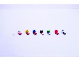 CAP 9MM RED T/S/T BULK PK2000